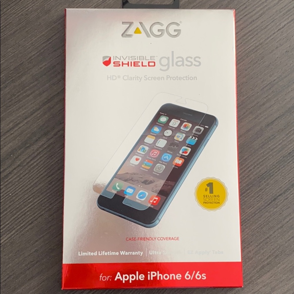 ZAGG iPhone 6/6S InvisibleShield Glass, UNOPENED